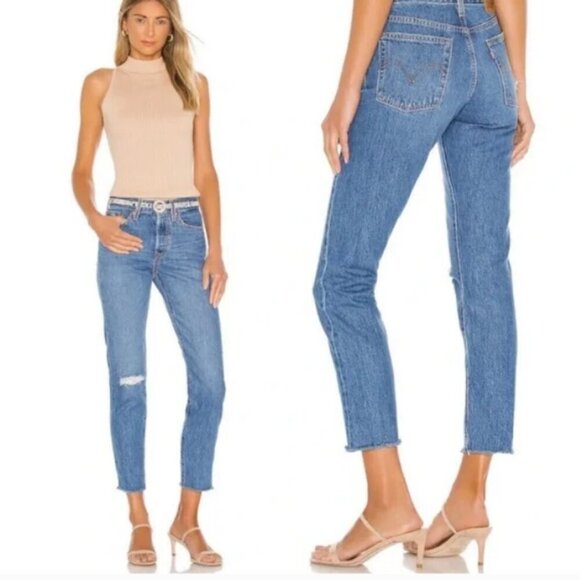 LEVI'S Wedgie Icon Fit High Waist Straight Leg Jeans Size 29 - Picture 1 of 12